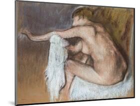 Woman Drying Her Arm, Circa 1884-Edgar Degas-Mounted Giclee Print