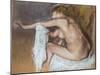 Woman Drying Her Arm; Femme S'Essuyant Le Bras, C.1884-Edgar Degas-Mounted Giclee Print