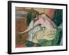 Woman Drying Herself, 1888-89-Edgar Degas-Framed Giclee Print