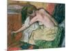 Woman Drying Herself, 1888-89-Edgar Degas-Mounted Giclee Print