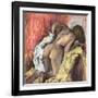 Woman Drying Herself, C.1890-95-Edgar Degas-Framed Giclee Print