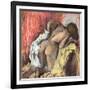 Woman Drying Herself, C.1890-95-Edgar Degas-Framed Giclee Print