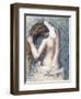 Woman Drying Herself (Femme s'essuyant). Ca. 1906-Edgar Degas-Framed Giclee Print