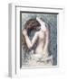 Woman Drying Herself (Femme s'essuyant). Ca. 1906-Edgar Degas-Framed Giclee Print