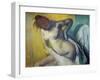 Woman Drying Herself-Edgar Degas-Framed Giclee Print