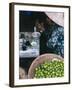 Woman Eating Pho at Food Stall, Cholon Market, Ho Chi Minh City, Indochina-Tim Hall-Framed Photographic Print