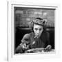 Woman Eating Spaghetti in Restaurant. No.5 of Sequence of 6-Alfred Eisenstaedt-Framed Photographic Print