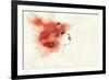 Woman Face. Hand Painted Fashion Illustration-Anna Ismagilova-Framed Art Print