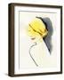 Woman Face. Hand Painted Fashion Illustration-Anna Ismagilova-Framed Art Print