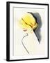 Woman Face. Hand Painted Fashion Illustration-Anna Ismagilova-Framed Art Print