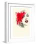 Woman Face PaintedIllustration-null-Framed Art Print