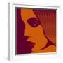 Woman Face, Vector Illustration.-jumpingsack-Framed Art Print