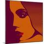 Woman Face, Vector Illustration.-jumpingsack-Mounted Art Print