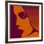 Woman Face, Vector Illustration.-jumpingsack-Framed Art Print