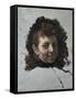 Woman Face (Volto Di Donna)-Demetrio Cosola-Framed Stretched Canvas