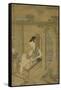 Woman Fantasizing, Qing Dynasty, Kangxi Period, C.1700-22-Leng Mei-Framed Stretched Canvas