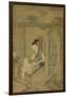 Woman Fantasizing, Qing Dynasty, Kangxi Period, C.1700-22-Leng Mei-Framed Giclee Print