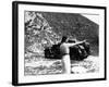 Woman Firing a Revolver-null-Framed Photographic Print