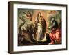 Woman Fleeing the Dragon-Palma Il Giovane-Framed Giclee Print