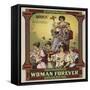 Woman Forever Sheet Music Cover-null-Framed Stretched Canvas