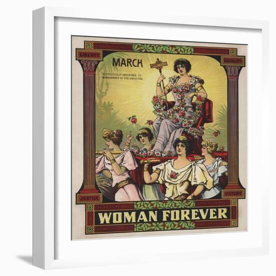 Woman Forever Sheet Music Cover-null-Framed Giclee Print