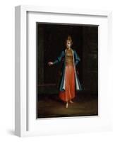 Woman from the Bulgarian Coast-Jean Baptiste Vanmour-Framed Art Print