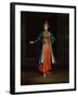 Woman from the Bulgarian Coast-Jean Baptiste Vanmour-Framed Art Print