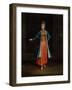 Woman from the Bulgarian Coast-Jean Baptiste Vanmour-Framed Art Print