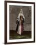 Woman from the Island of Mykonos-Jean Baptiste Vanmour-Framed Art Print