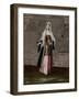 Woman from the Island of Mykonos-Jean Baptiste Vanmour-Framed Art Print