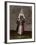 Woman from the Island of Mykonos-Jean Baptiste Vanmour-Framed Art Print