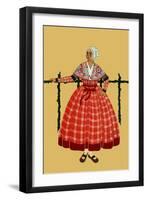 Woman from the Vicinity of Clermont-Ferrand-Elizabeth Whitney Moffat-Framed Art Print