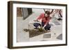 Woman Gardening-William P. Gottlieb-Framed Photographic Print