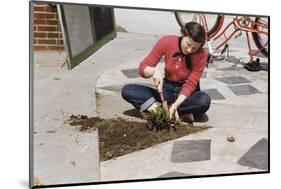 Woman Gardening-William P. Gottlieb-Mounted Photographic Print