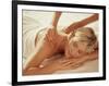 Woman Getting a Back Massage-null-Framed Photographic Print