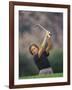 Woman Golfer in Action-Chris Trotman-Framed Photographic Print