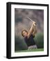 Woman Golfer in Action-Chris Trotman-Framed Photographic Print