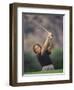 Woman Golfer in Action-Chris Trotman-Framed Photographic Print