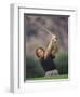 Woman Golfer in Action-Chris Trotman-Framed Photographic Print