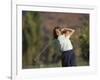 Woman Golfer in Action-Chris Trotman-Framed Photographic Print