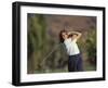 Woman Golfer in Action-Chris Trotman-Framed Photographic Print