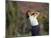 Woman Golfer in Action-Chris Trotman-Mounted Photographic Print