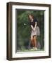 Woman Golfer in Action-Chris Trotman-Framed Photographic Print