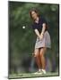 Woman Golfer in Action-Chris Trotman-Mounted Photographic Print