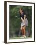 Woman Golfer in Action-Chris Trotman-Framed Photographic Print