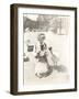 Woman Hand Feeding Turkey-null-Framed Photo