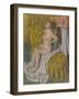 Woman Having Hair Combed, c.1886-88-Edgar Degas-Framed Giclee Print