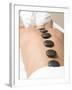 Woman Having Lastone Therapy (Healing Therapy Using Stones)-null-Framed Photographic Print