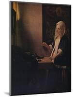 'Woman Holding a Balance', c1664-Jan Vermeer-Mounted Giclee Print