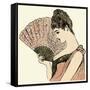 Woman Holding a Fan 1889-null-Framed Stretched Canvas